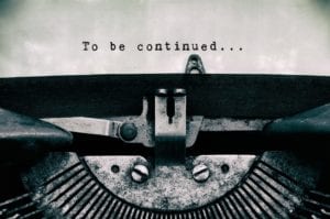 to be continued on type writer