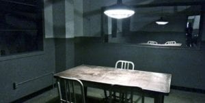 An image of an interrogation room