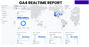 GA4 Realtime report