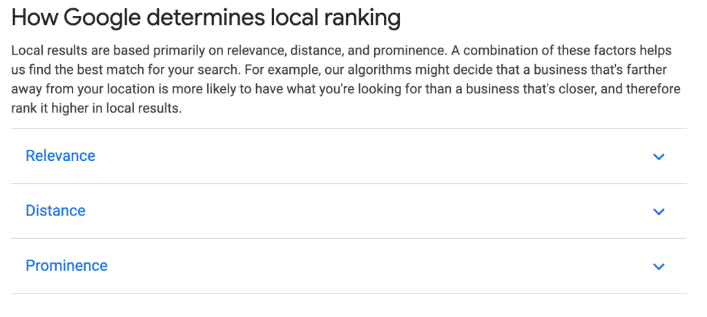 Local Rankings