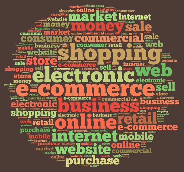 word cloud on e-commerce