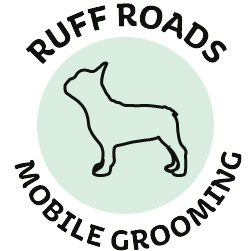 Logo design for Ruff Roads Mobile Grooming.